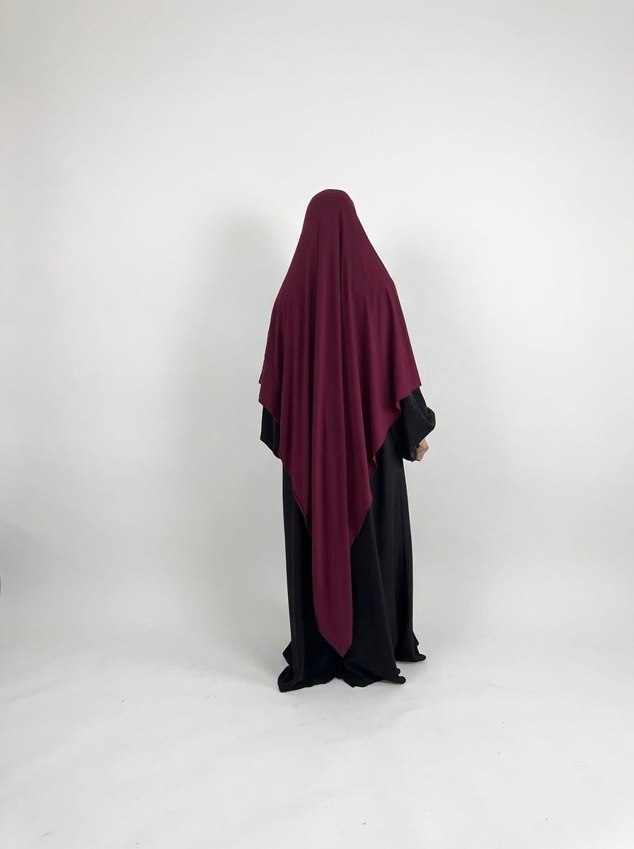 Maxi Bamboo Jersey Khimar – Full Coverage & Flowy Comfort