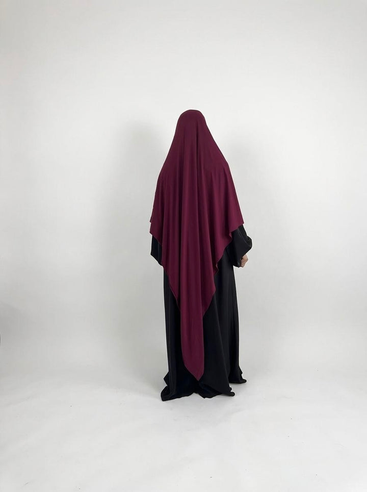 Maxi Bamboo Jersey Khimar – Full Coverage &amp; Flowy Comfort