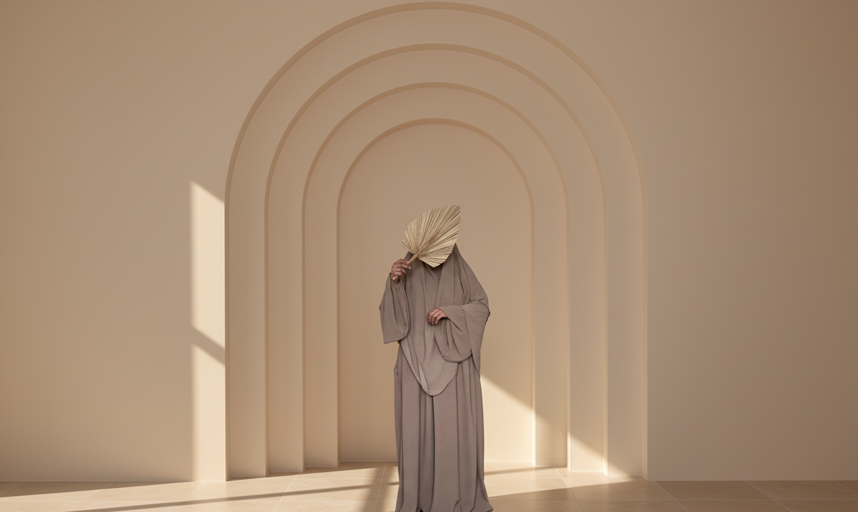 Camel Abaya & Khimar Set ASSIYA