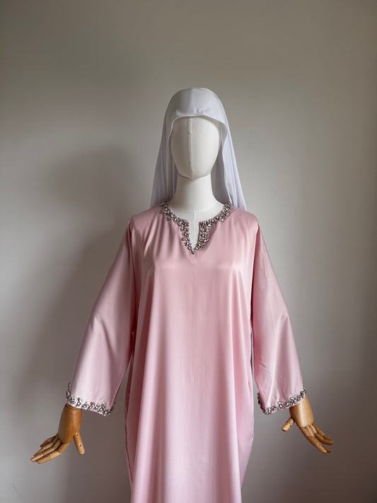 Pink Elegant Abaya ALYA