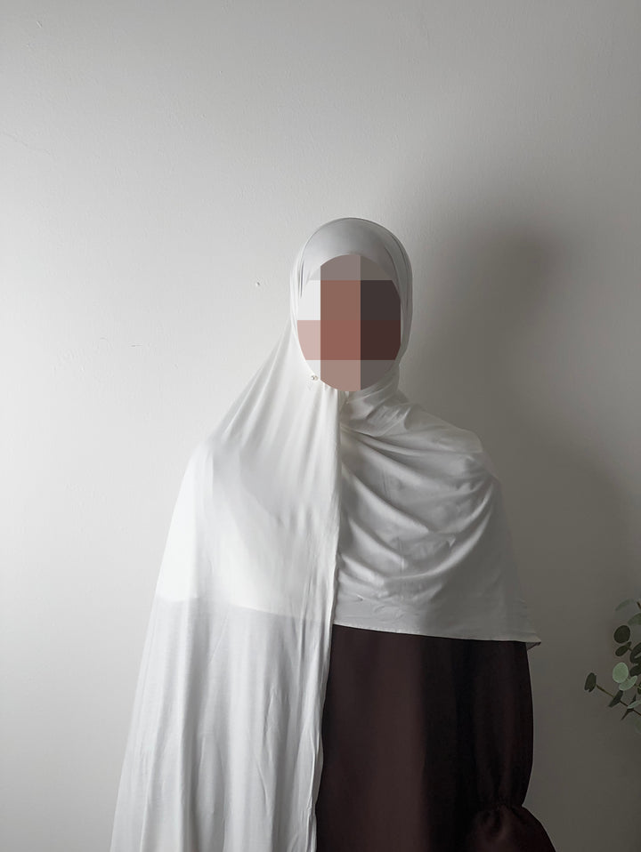 🌿 Bamboo Jersey Hijab XL – Soft, Breathable &amp; Effortlessly Modest