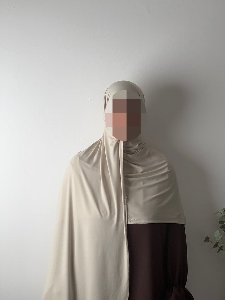 🌿 Bamboo Jersey Hijab XL – Soft, Breathable &amp; Effortlessly Modest