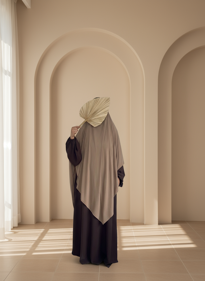 Maxi Bamboo Jersey Khimar - Bamboo Khimar Hijab