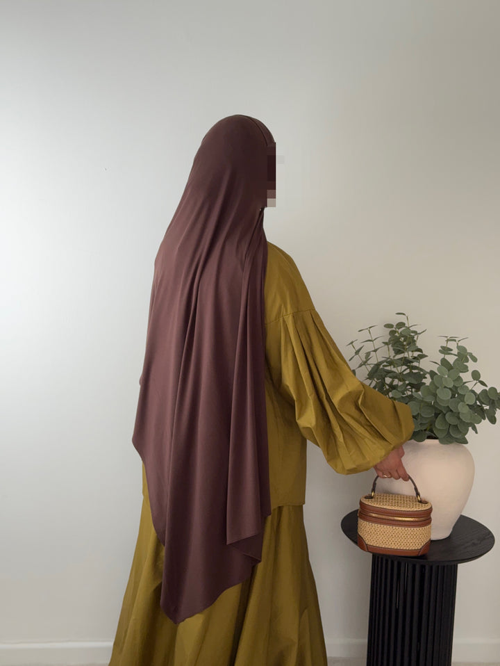Olive Green Balloon Sleeve Oversized Blouse | 100% Cotton
